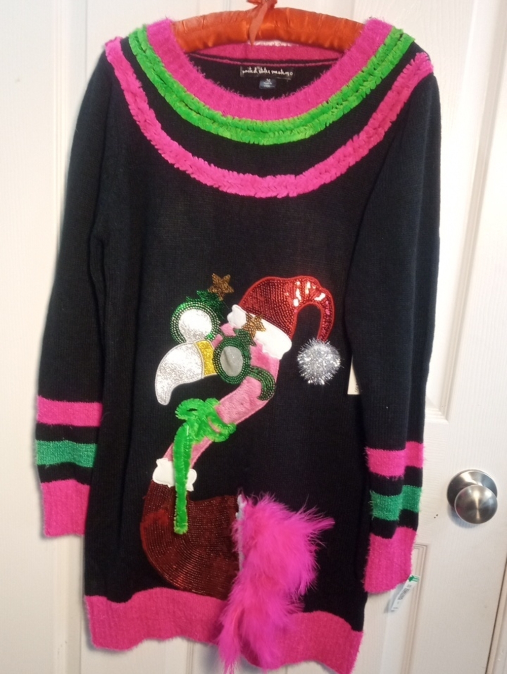UNITED STATES SWEATER PINK FLAMINGO
